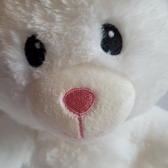 Spark Create Imagine Plush Bunny Rabbit Rattle Crinkle Baby Toy White & Gray - Picture 3 of 7